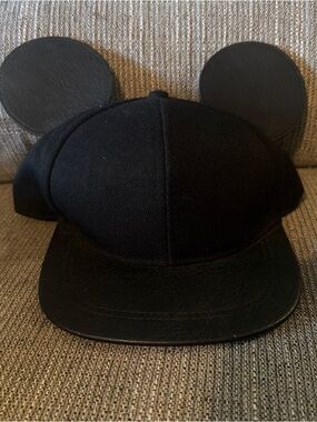 H&M Black Adult Mickey hat with ears by Divided SnapBack -NWT Disney